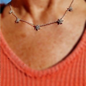 Beautiful Diamond Necklace and Diamond Earrings Set.